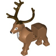 Lego reindeer, tělová tmavší (6310336, 6330703)